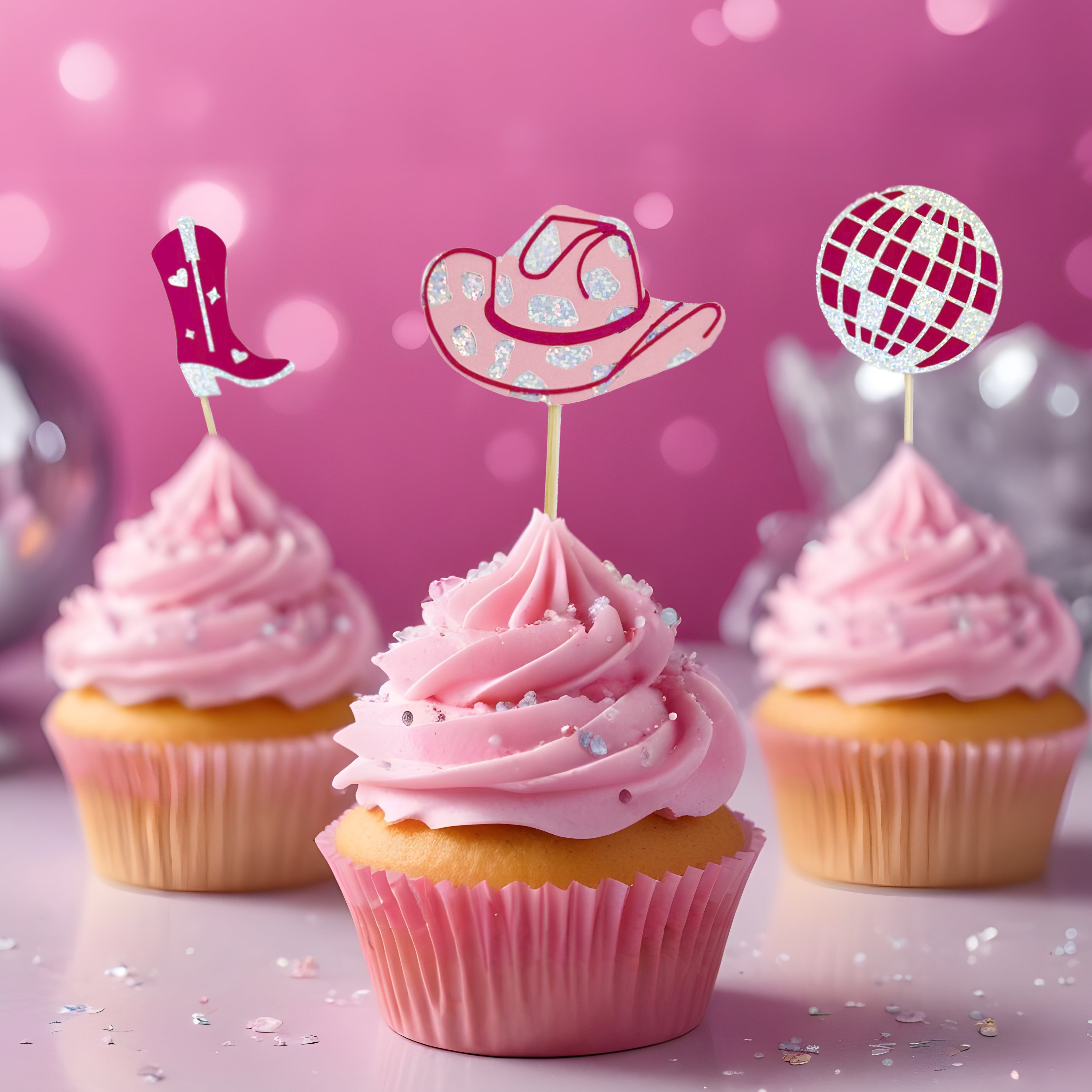 Last Rodeo Cupcake Topper Set